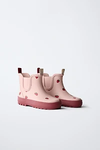 BOTTES DE PLUIE FRAISES
