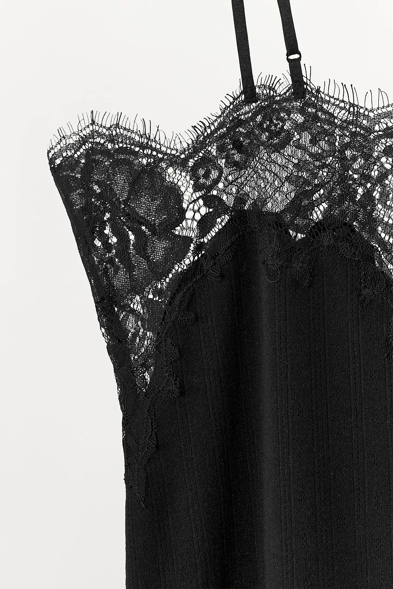 POINTELLE LACE CAMISOLE