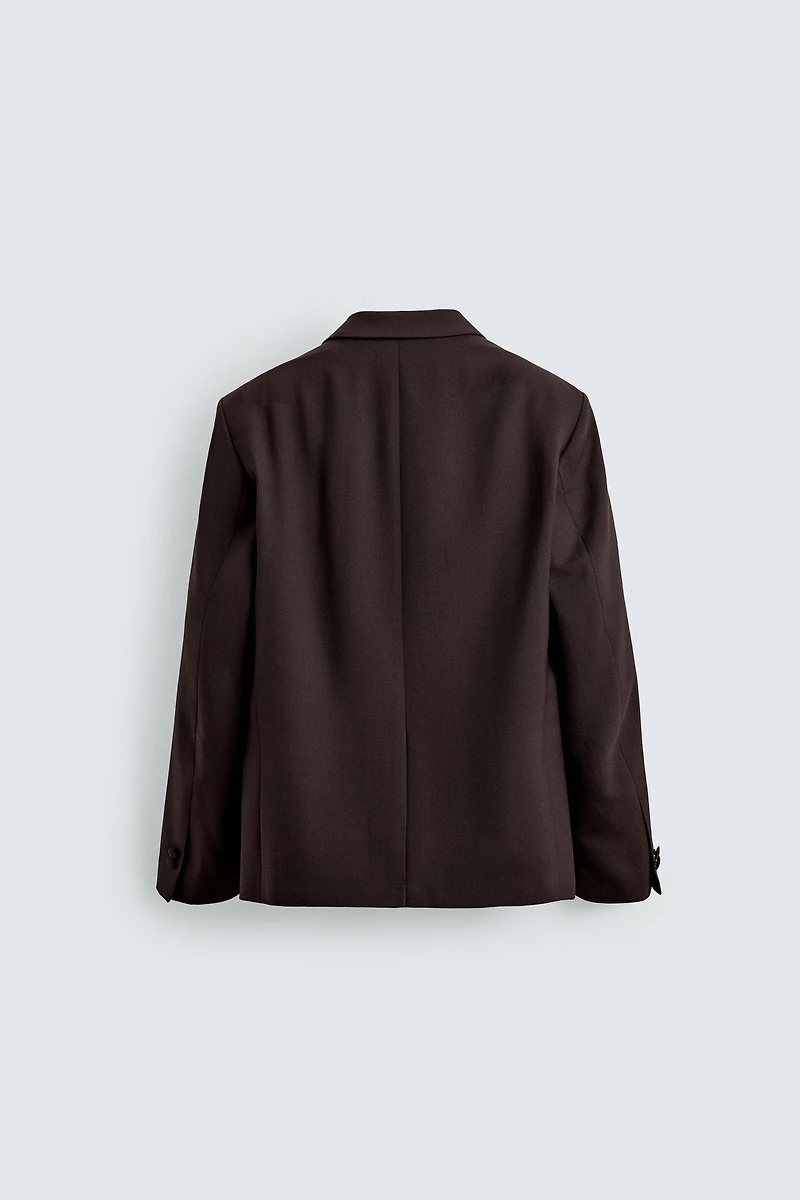 DOUBLE BREASTED BLAZER WITH WOOL