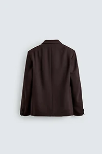 DOUBLE BREASTED BLAZER WITH WOOL