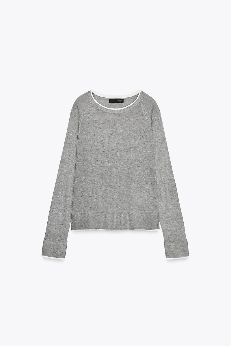 DOUBLE KNIT SWEATER