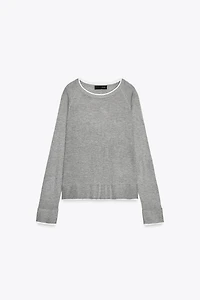 DOUBLE KNIT SWEATER