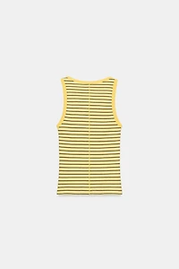 STRIPED TEXTURED TOP