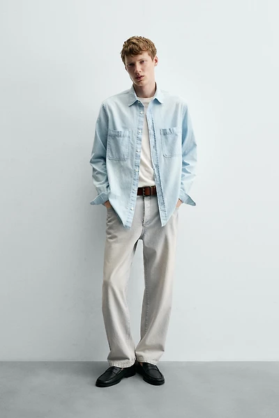 REGULAR FIT DENIM SHIRT