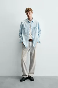 REGULAR FIT DENIM SHIRT