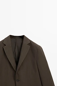 Linen suit blazer
