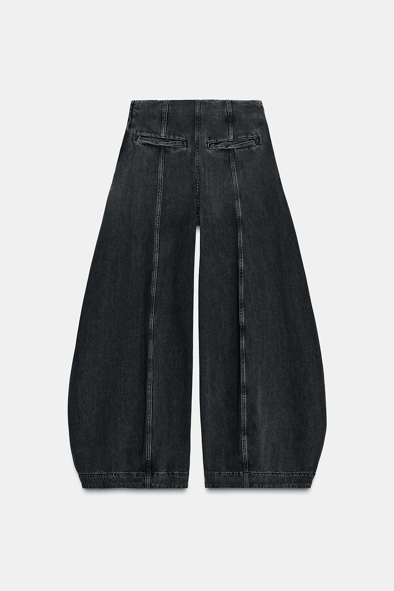 ZW COLLECTION BALLOON HIGH-RISE JEANS