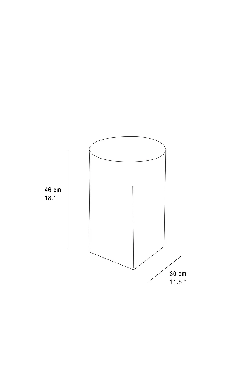 STAINLESS STEEL SIDE TABLE