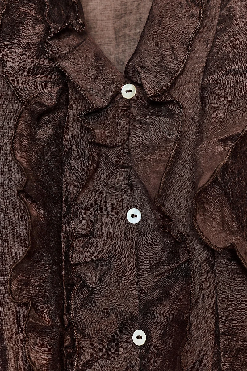 RUFFLED BLOUSE