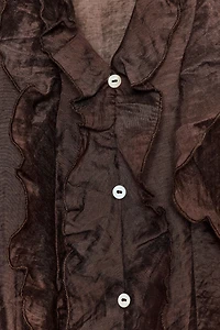 RUFFLED BLOUSE