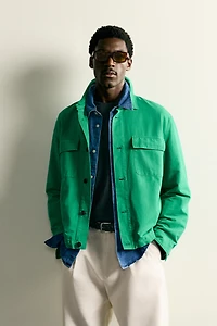 SURCHEMISE REGULAR FIT EN COTON ET LIN