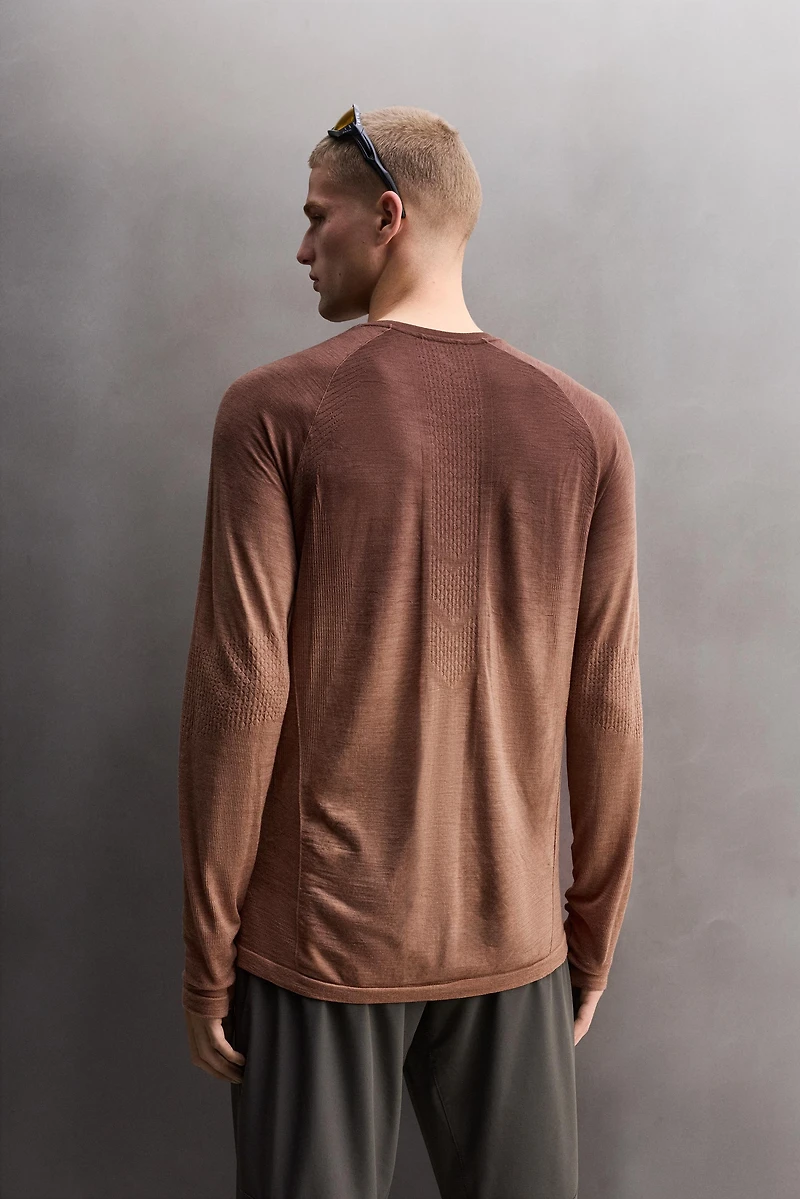 WOOL BLEND TECHNICAL T-SHIRT