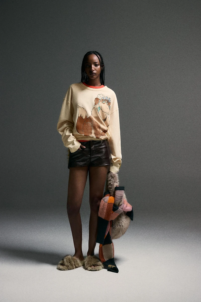 MINI SHORT COMBINÉ HARRY LAMBERT FOR ZARA X DISNEY