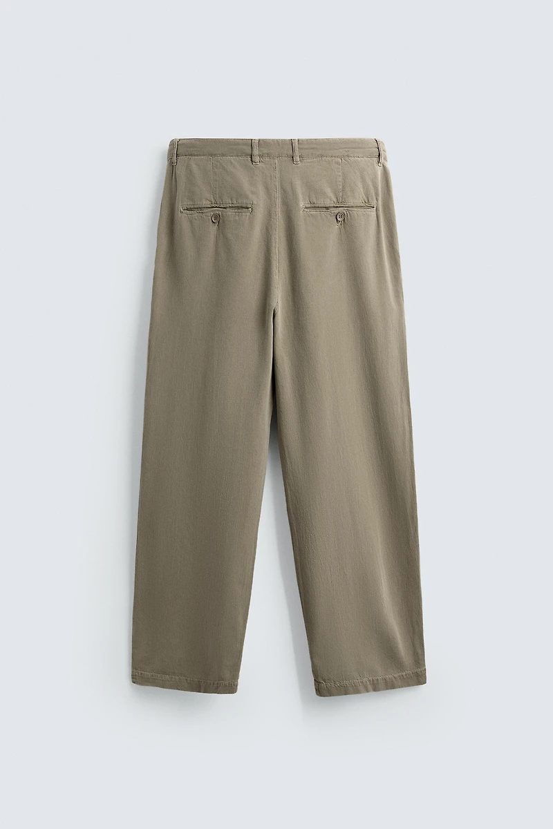 FLOWY COTTON - LINEN PANTS