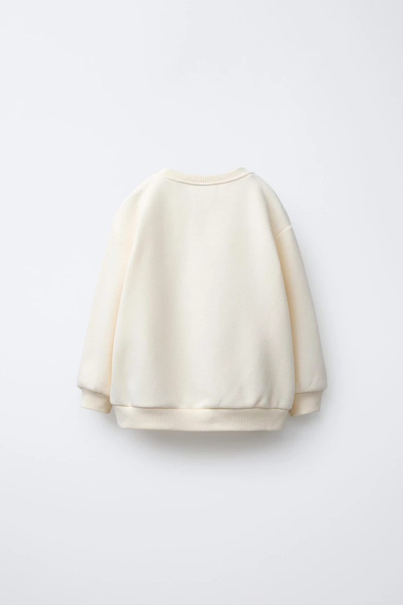 TULLE BOW SWEATSHIRT