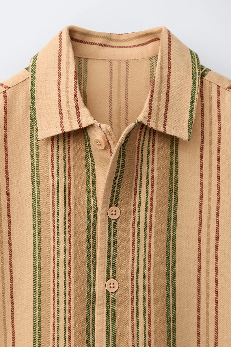STRIPED RUSTIC SHIRT