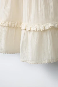 CROCHET KNIT COMBINATION DRESS