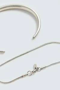 PACK DE 2 BRACELETS MÉTALLIQUES COMBINÉS