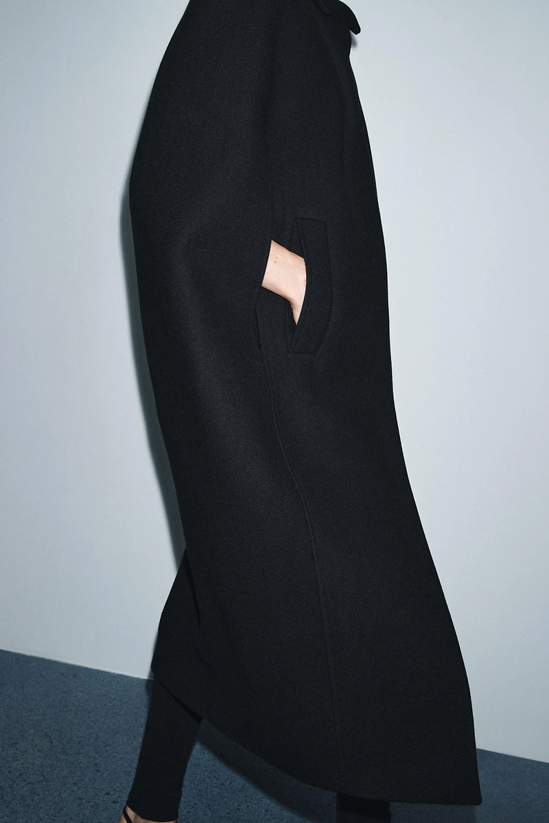 ZW COLLECTION LIMITED EDITION WOOL BLEND CAPE COAT