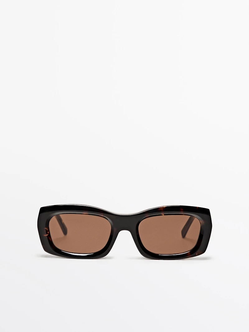 Rectangular sunglasses