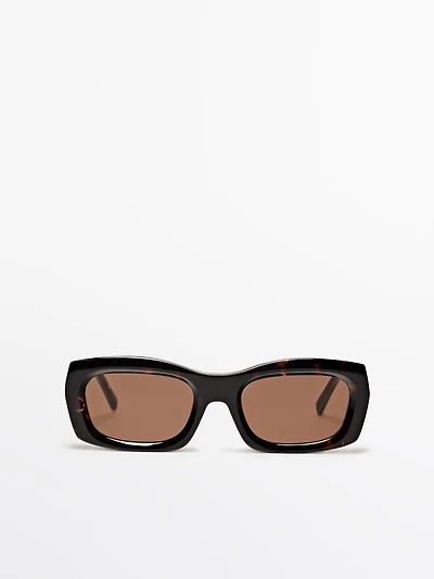 Rectangular sunglasses
