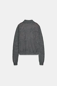 PULL POLO EN MAILLE LOSANGES