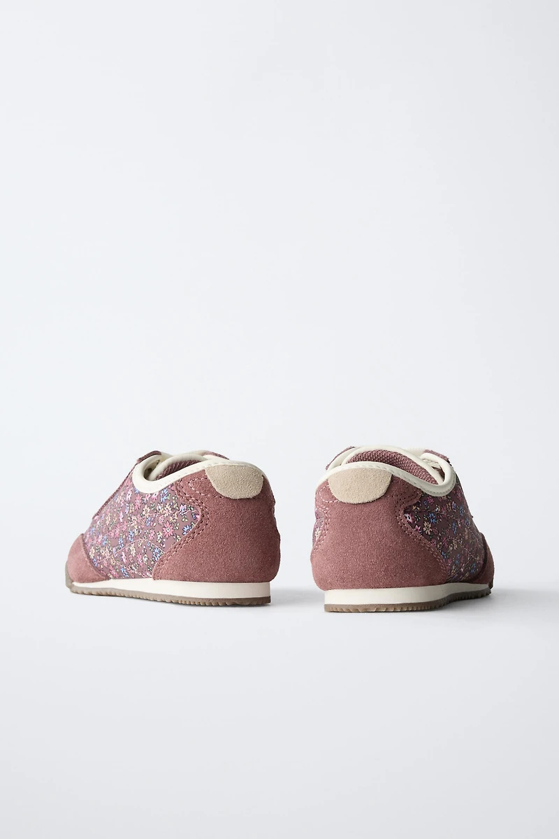 FLOWER PRINT SNEAKERS