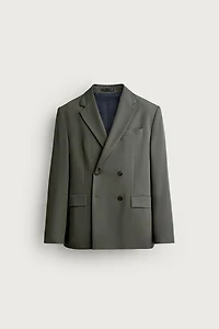 VESTE DE COSTUME CROISÉE CONFORT