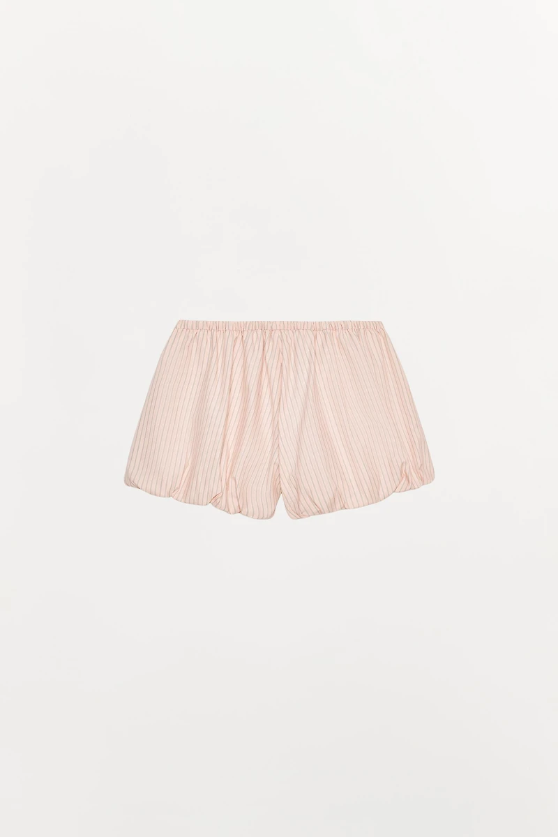 SHORT JUPE-CULOTTE RAYÉ