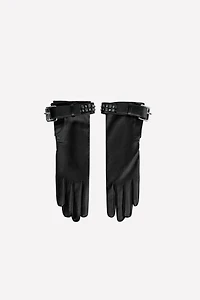 STUDDED LEATHER GLOVES LUDOVIC DE SAINT SERNIN x ZARA