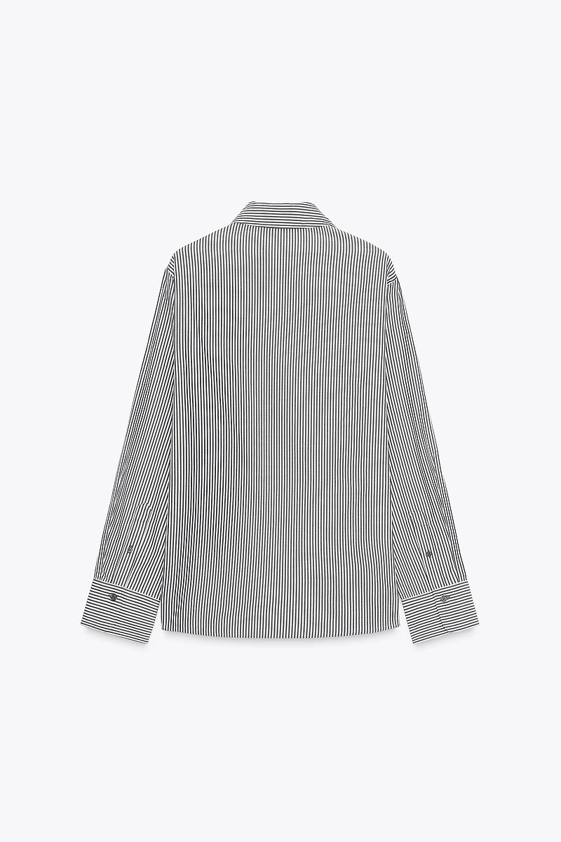 FLOWY STRIPED SHIRT ZW COLLECTION