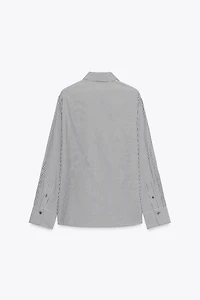 FLOWY STRIPED SHIRT ZW COLLECTION