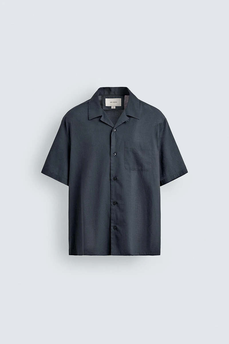 REGULAR FIT COTTON VOILE SHIRT