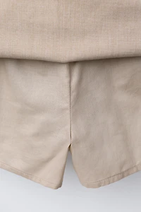 JUPE-SHORT IMPRIMÉE FLOQUÉE