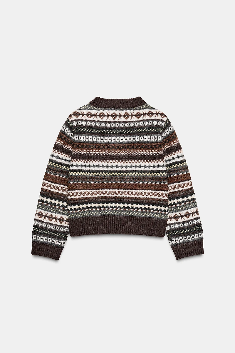JACQUARD KNIT JUMPER