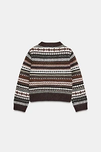 JACQUARD KNIT JUMPER