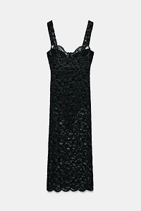 LACE MIDI DRESS
