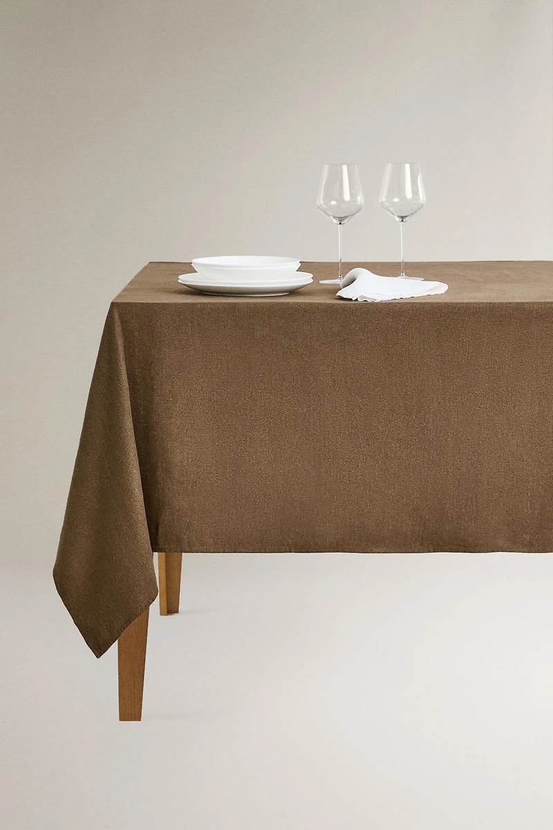 THICK LINEN TABLECLOTH