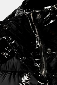 LONG SHINY EFFECT ANORAK