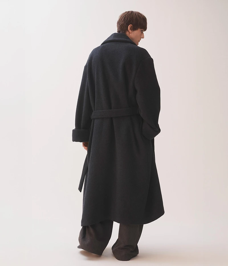 LINDA EVANGELISTA CASHMERE BATHROBE-COAT