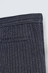 JACQUARD TEXTURED SHORTS