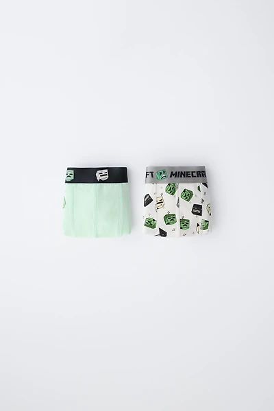 AGES 6-14 / TWO-PACK MINECRAFT © MOJANG AB. ™ BOXERS