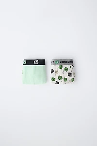 AGES 6-14 / TWO-PACK MINECRAFT © MOJANG AB. ™ BOXERS