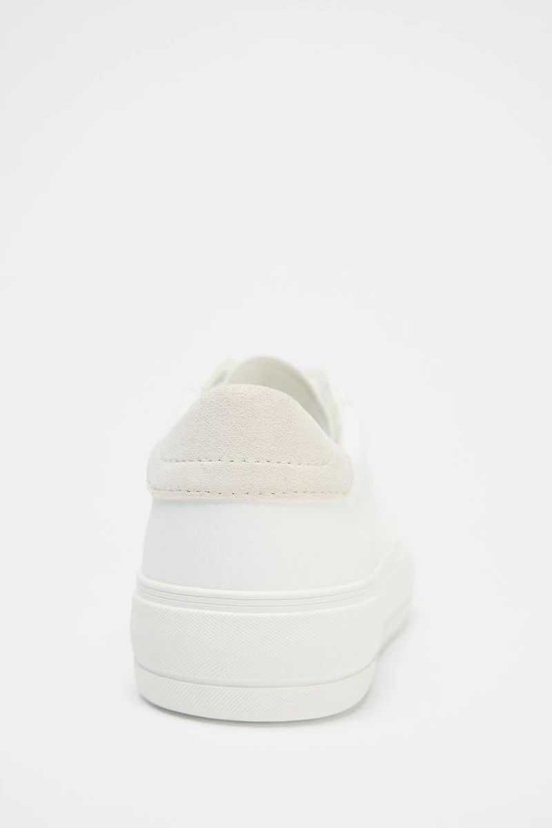 TOPSTITCHING DETAIL SNEAKERS
