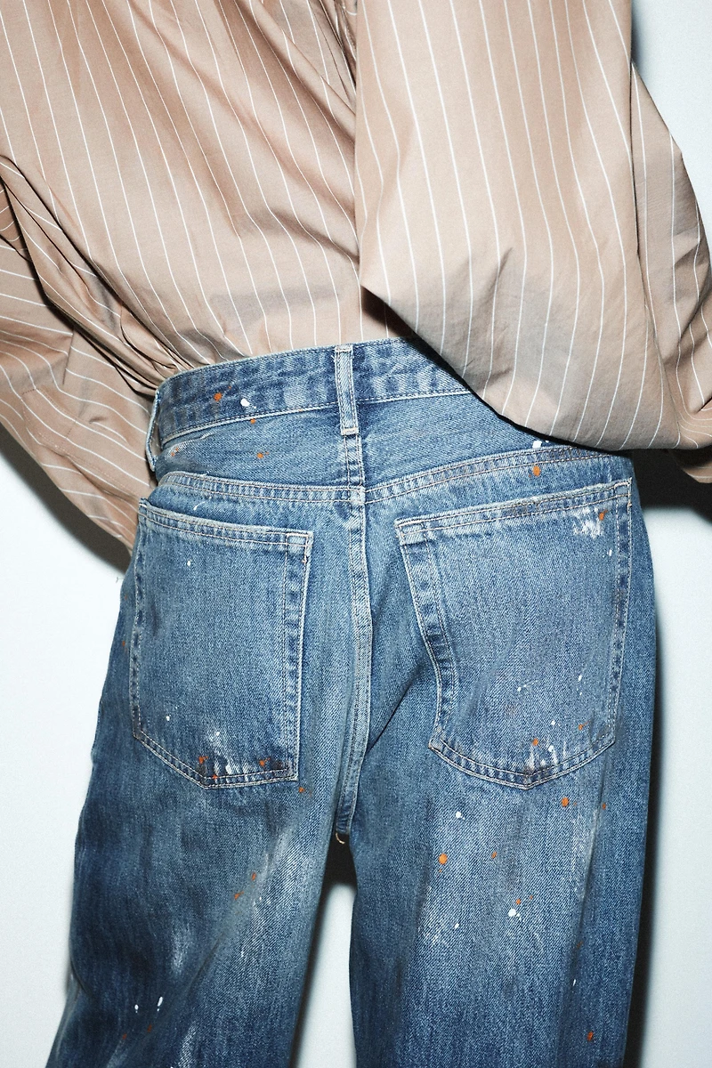 TRF LOOSE OVERSIZE HIGH WAIST JEANS