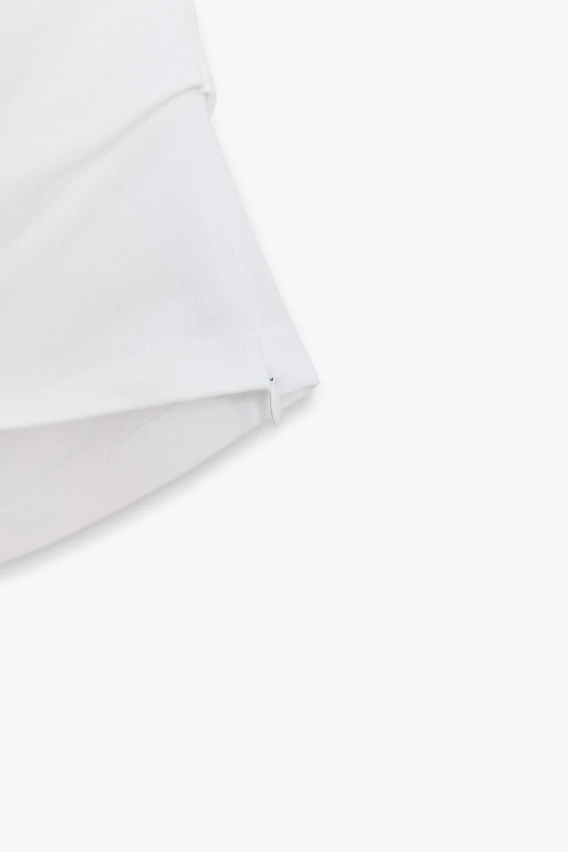 T-SHIRT BIMATIÈRE EN POPELINE