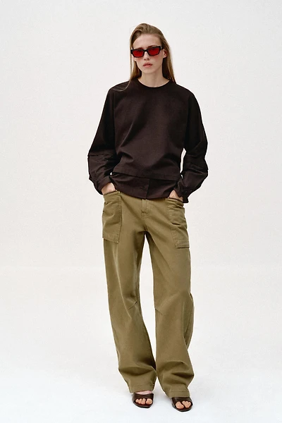 COMBINED POPLIN T-SHIRT