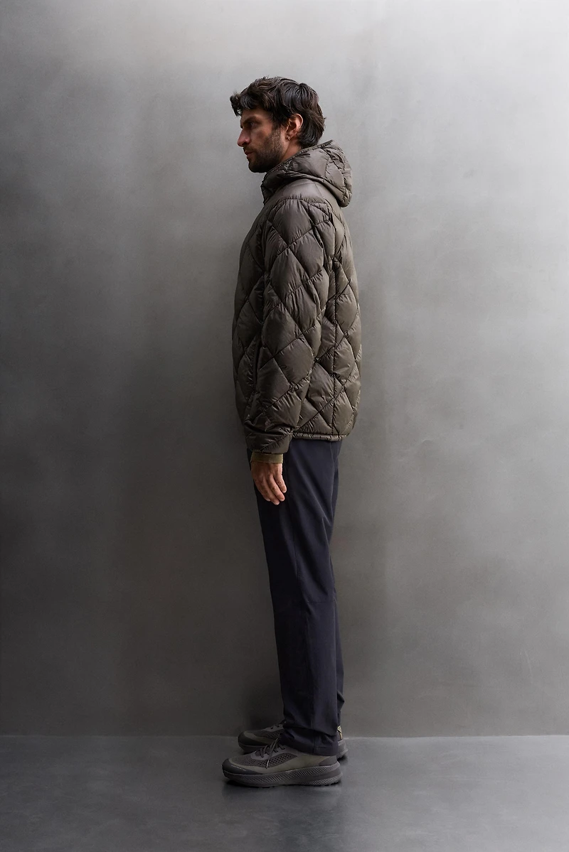 VESTE DOUDOUNE EN MÉLANGE DE DUVET