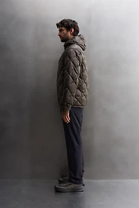 VESTE DOUDOUNE EN MÉLANGE DE DUVET