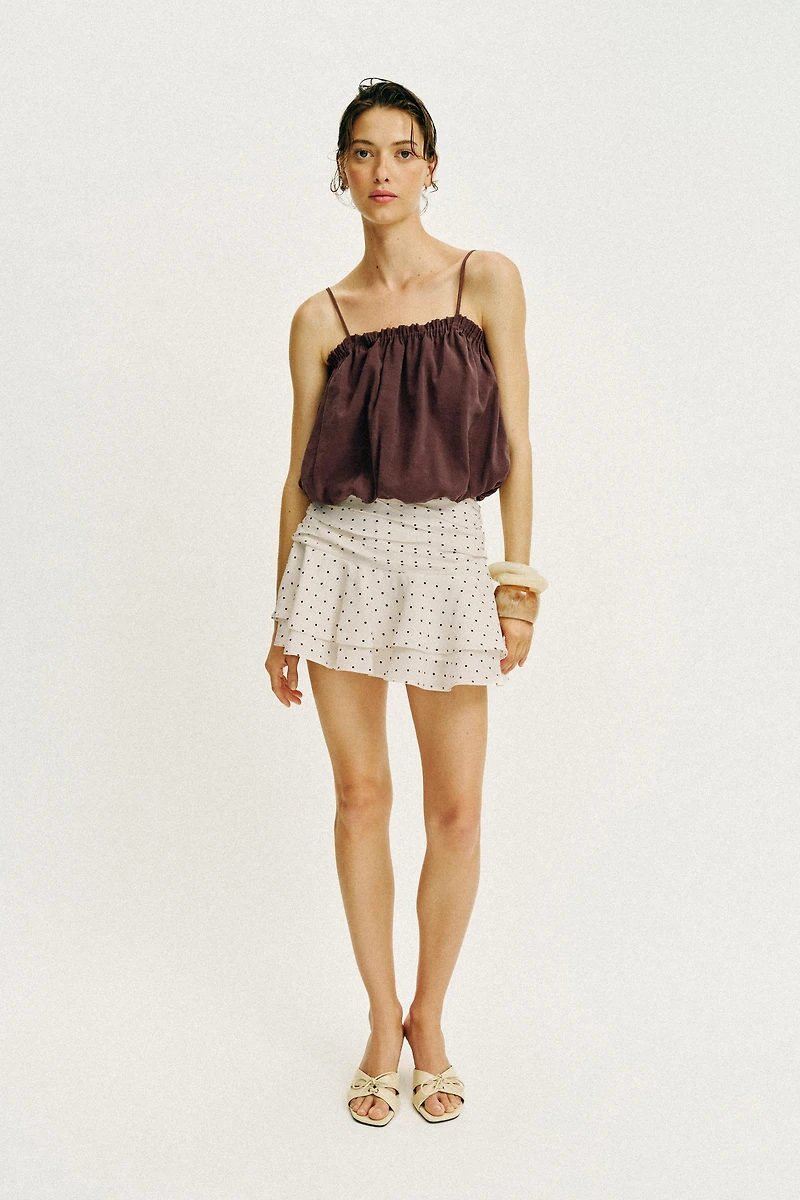 BALLOON STRAP TOP